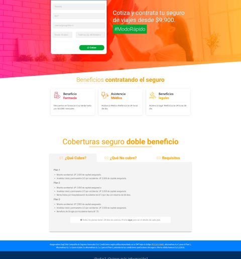 LandingPage Seguros AP